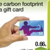 Switching from plastic gift cards to paperboard ones is an easy way for companies to reduce their environmental footprint. © Iggesund